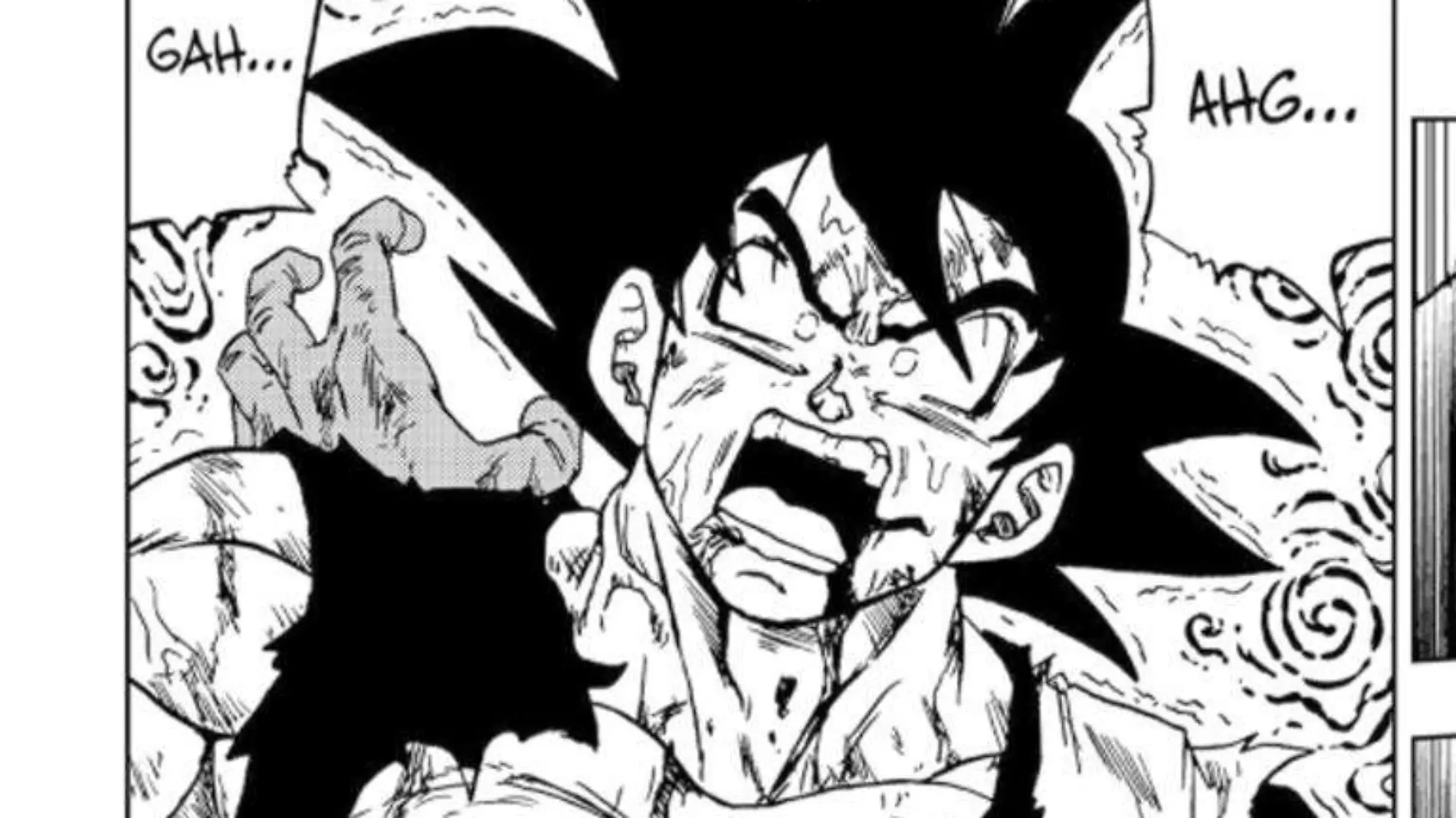 Goku herido de muerte